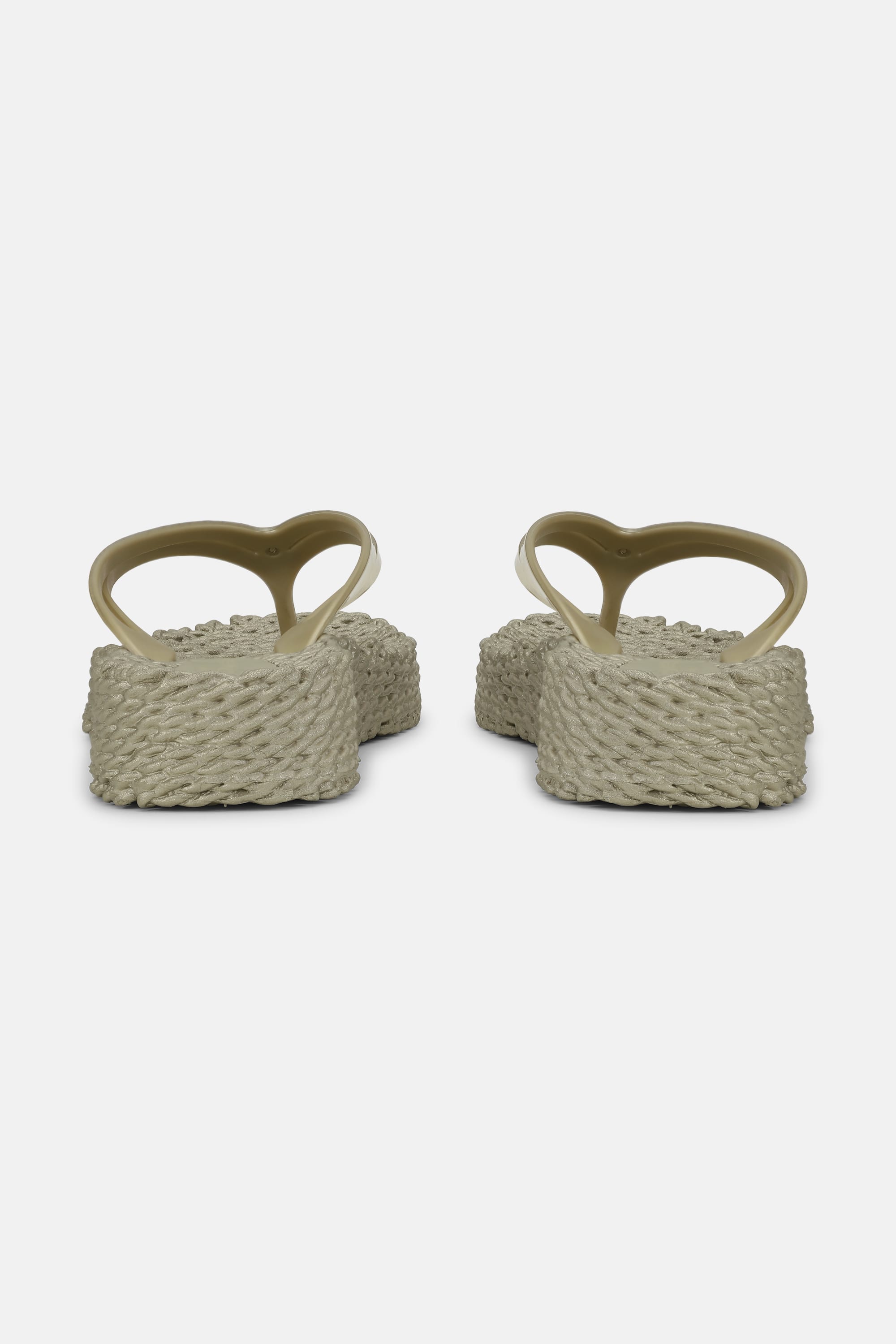 Plateau Flip-Flops Metallic - Platin